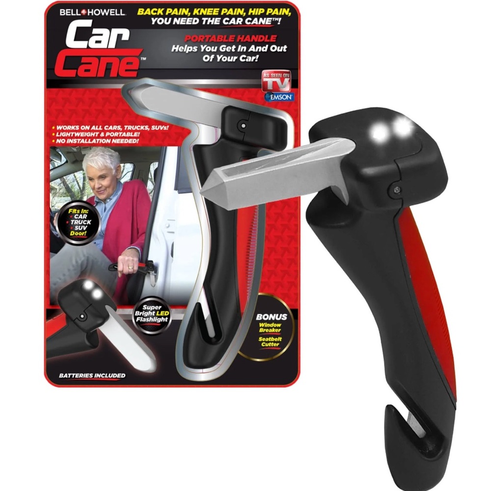 Set of 2 Bell + Howell Car Cane with LED Light. Package of 2